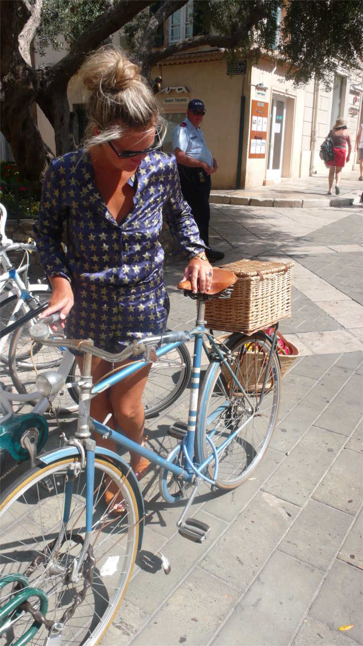 Fahrrad in St. Tropez